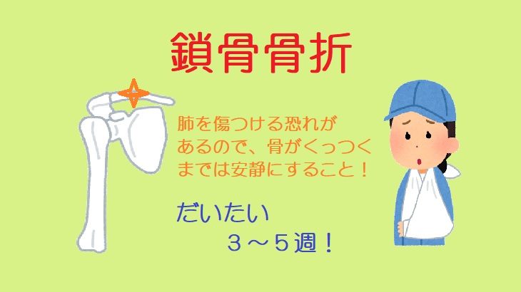 鎖骨の骨折 転倒して腕を衝いた 若い人も高齢者にも多いケガ 荻窪のほんだ整骨院 ブログ 杉並区荻窪で整体 骨盤調整はおまかせください